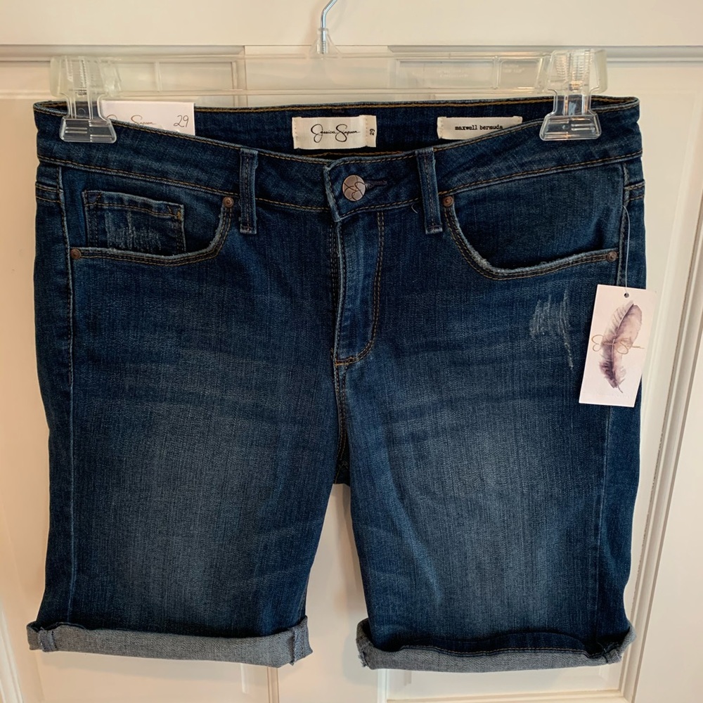 Jessica Simpson Maxwell Bermuda Shorts Size 29 NWT
